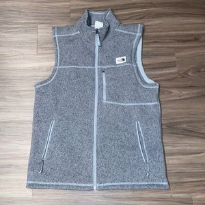 North Face Fleece Vest - Light Heather - Grey. Men Size Medium. Barely used.